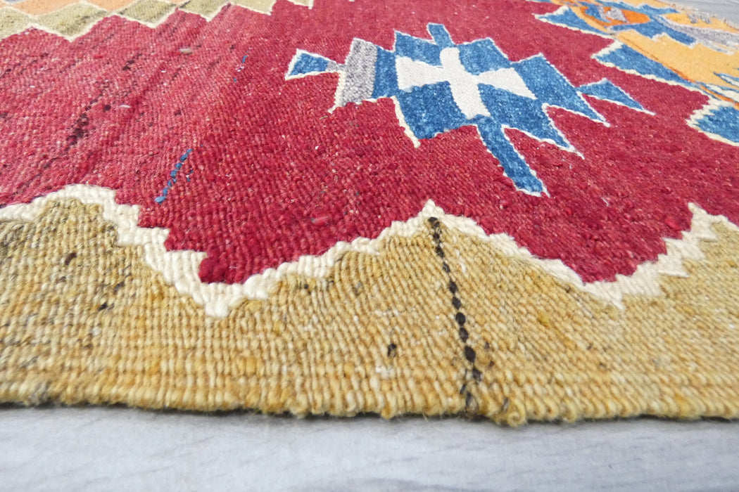 Handmade Fine Turkish Anatolian Kilim Rug Size: 148 x 98cm- Rugs Direct 