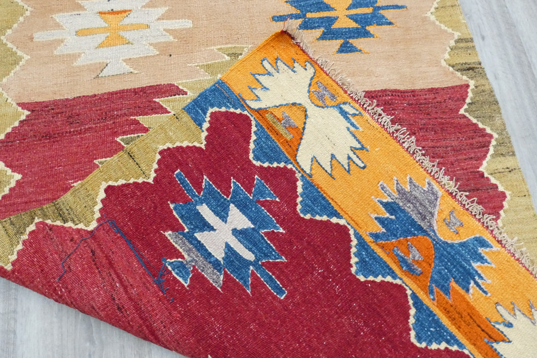 Handmade Fine Turkish Anatolian Kilim Rug Size: 148 x 98cm- Rugs Direct 