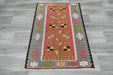 Handmade Fine Turkish Anatolian Kilim Rug Size: 135 x 93cm- Rugs Direct 