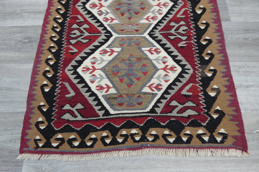 Handmade Fine Turkish Anatolian Kilim Rug Size: 123 x 80cm- Rugs Direct 