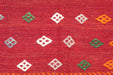 Handmade Turkish Kilim Rug  Square Size: 118 x 110cm- Rugs Direct 