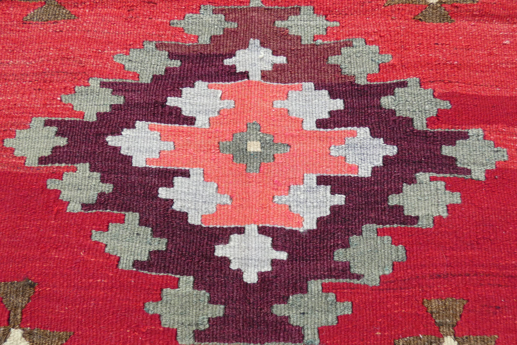 Handmade Fine Turkish Anatolian Kilim Rug Size: 112 x 84cm- Rugs Direct