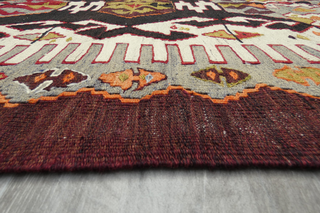 Handmade Fine Turkish Anatolian Kilim Rug Size: 210 x 130cm- Rugs Direct 