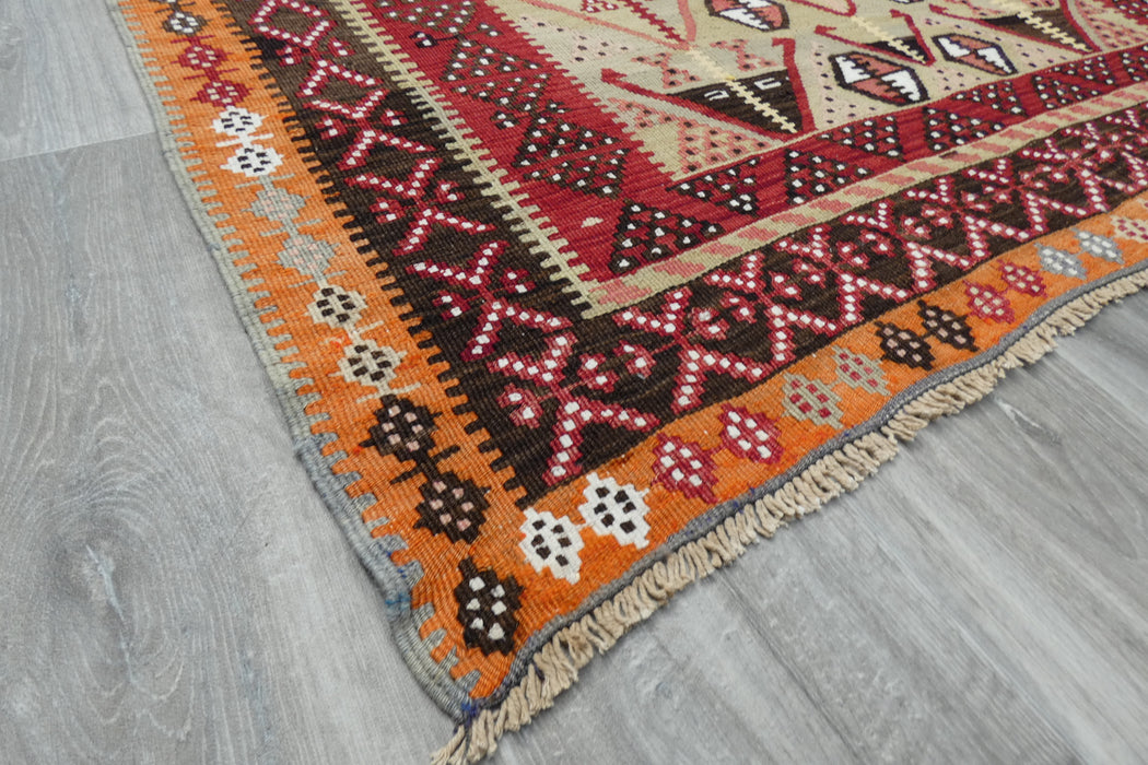 Handmade Fine Turkish Anatolian Kilim Rug Size: 160 x 134cm- Rug Direct 