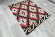 Handmade Fine Turkish Anatolian Kilim Rug Size: 138 x 118cm- Rugs Direct 