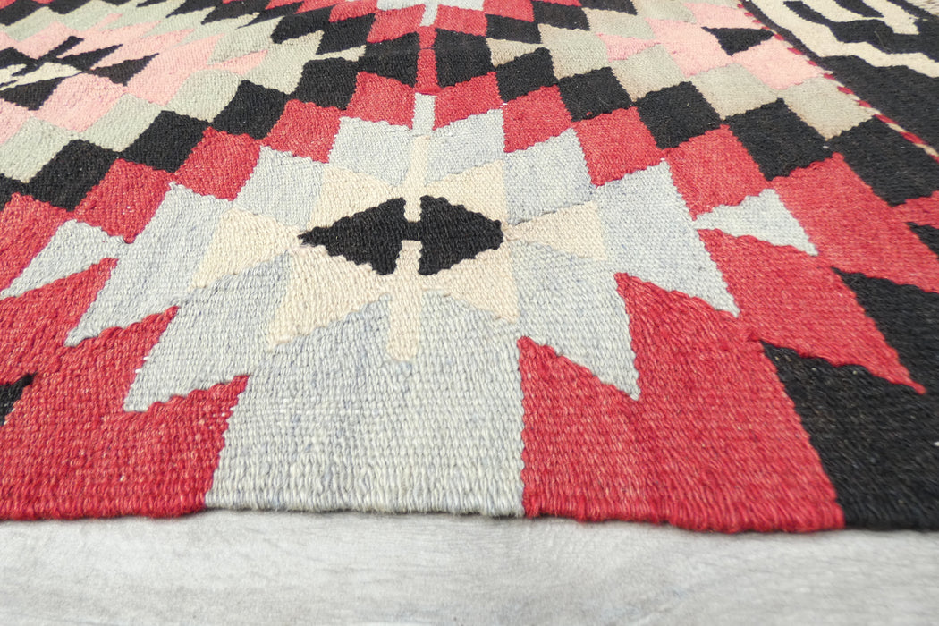 Handmade Fine Turkish Anatolian Kilim Rug Size: 138 x 118cm- Rugs Direct 