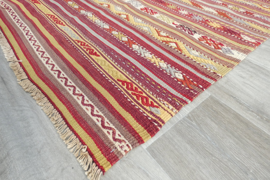 Handmade Fine Turkish Anatolian Kilim Rug Size: 123 x 90cm- Rugs Direct 