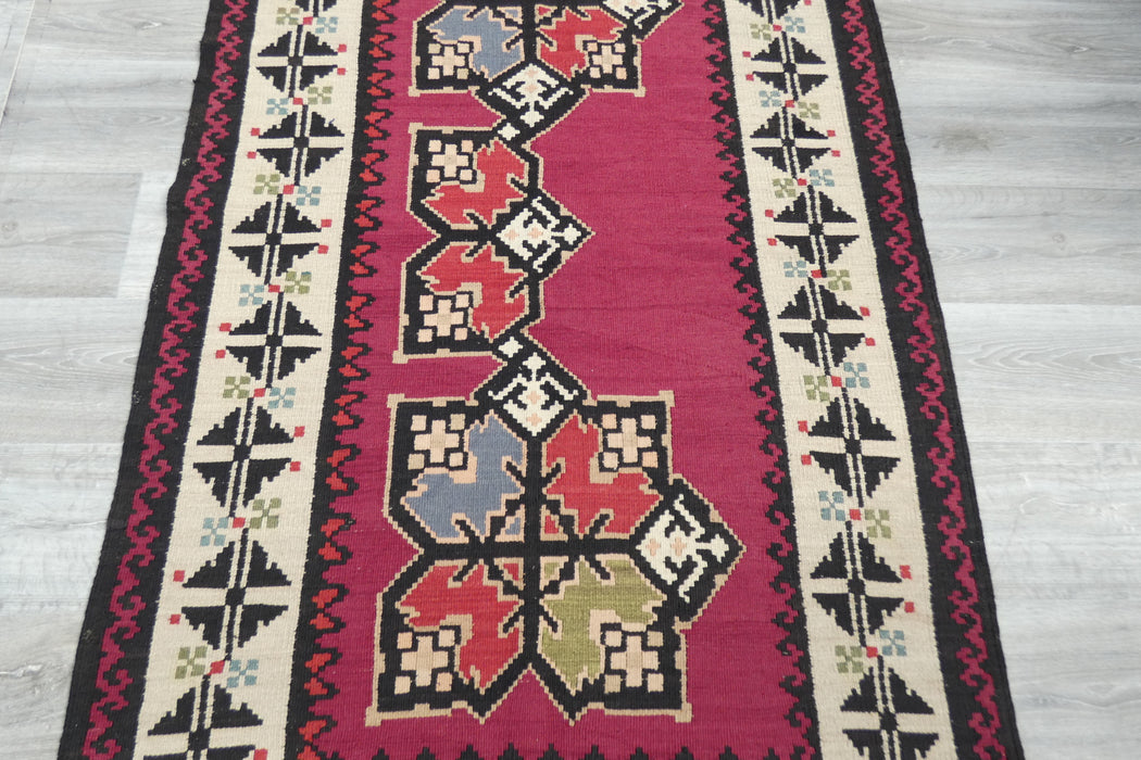 Handmade Fine Turkish Anatolian Kilim Rug Size: 177 x 108cm- Rugs Direct