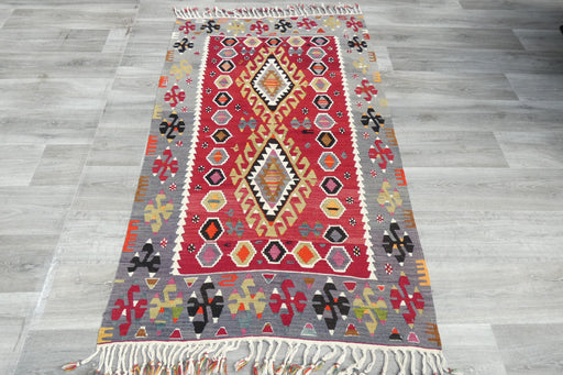 Handmade Fine Turkish Anatolian Kilim Rug Size: 170 x 102cm- Rugs Direct 