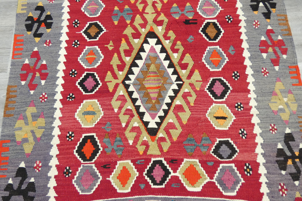 Handmade Fine Turkish Anatolian Kilim Rug Size: 170 x 102cm- Rugs Direct 