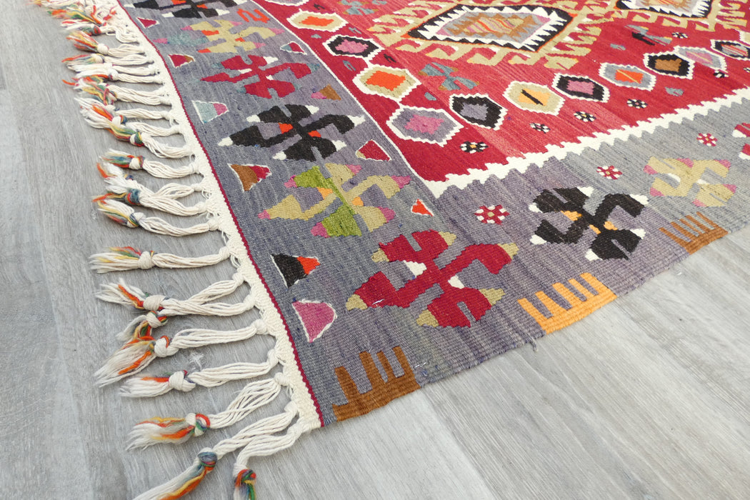 Handmade Fine Turkish Anatolian Kilim Rug Size: 170 x 102cm- Rugs Direct 