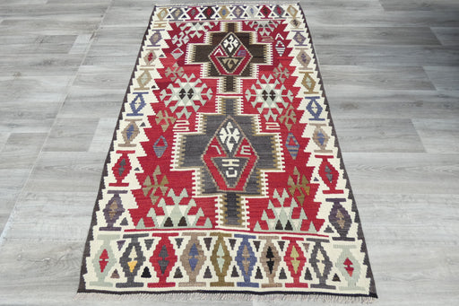 Handmade Fine Turkish Anatolian Kilim Rug Size: 184 x 104cm- Rugs Direct