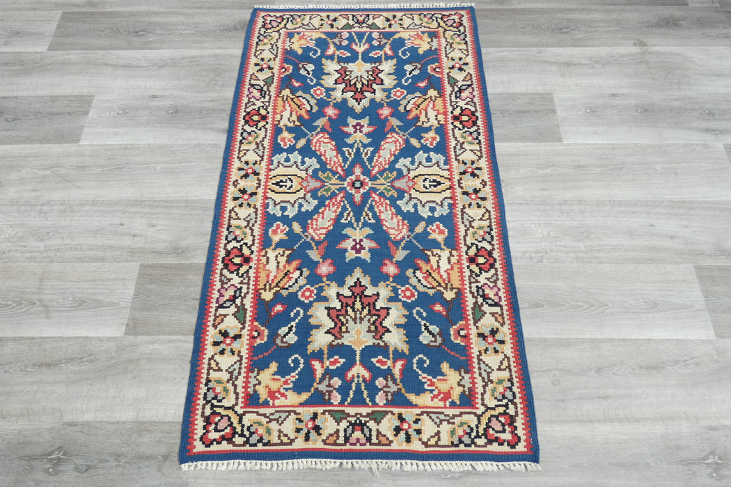 Handmade Fine Turkish Anatolian Kilim Rug Size: 147 x 83cm- Rugs Direct