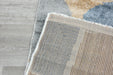 Mahsa Collection Abstract Geometric Rug in Earthy Tones – Contemporary Bold Design- Rugs Direct 