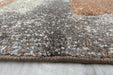 Mahsa Collection Modern Geometric Striped Rug in Earth Tones – Soft, Durable Design- RUGS DIRECT 