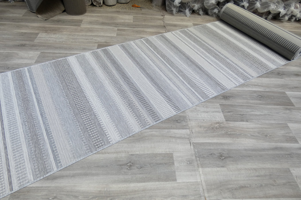 Newport Indoor/Outdoor Flatweave Hallway Runner 120cm x Cut to order- Rugs Direct 