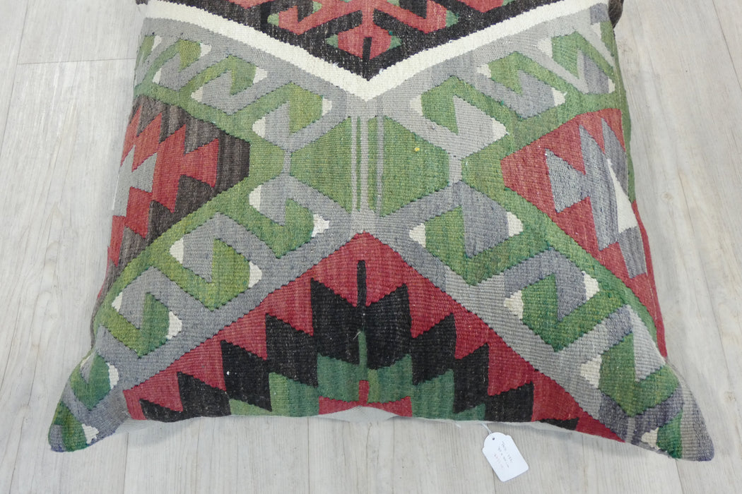 Turkish Hand Made Kilim Extra Large Size Cushion Size: 70 x 70cm - Rugs Direct