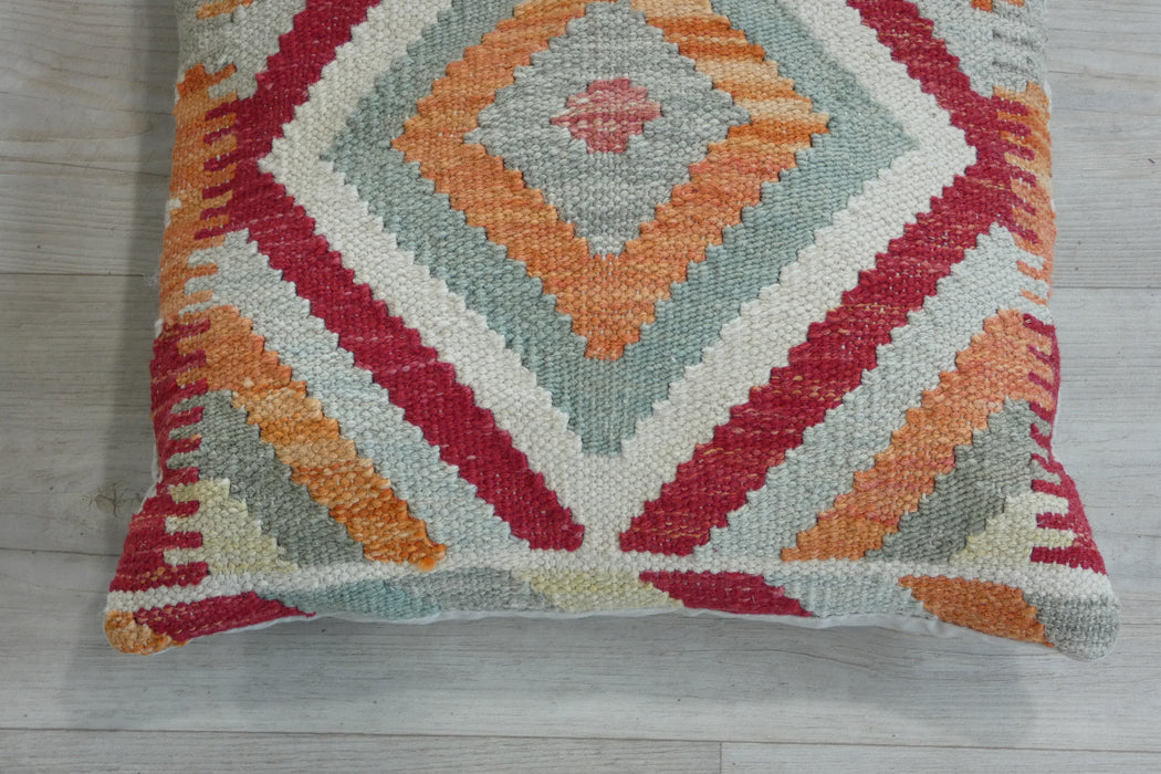 Afghan Hand Made Cushion - Rugs Direct