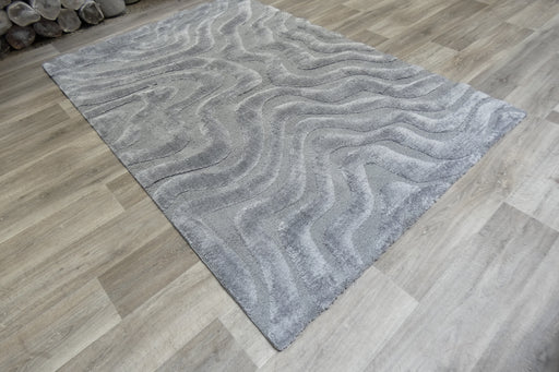 Luxurious Textured Contemporary Design Limba Rug (13022-5171) Size: 160 x 230cm- Rugs Direct 