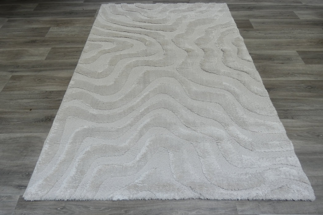 Luxurious Textured Contemporary Design Limba Rug (13022-6191) Size: 160 x 230cm- Rugs Direct 