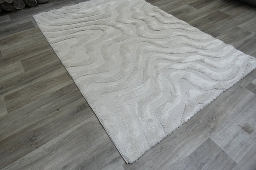 Luxurious Textured Contemporary Design Limba Rug (13022-6191) Size: 160 x 230cm- Rugs Direct 