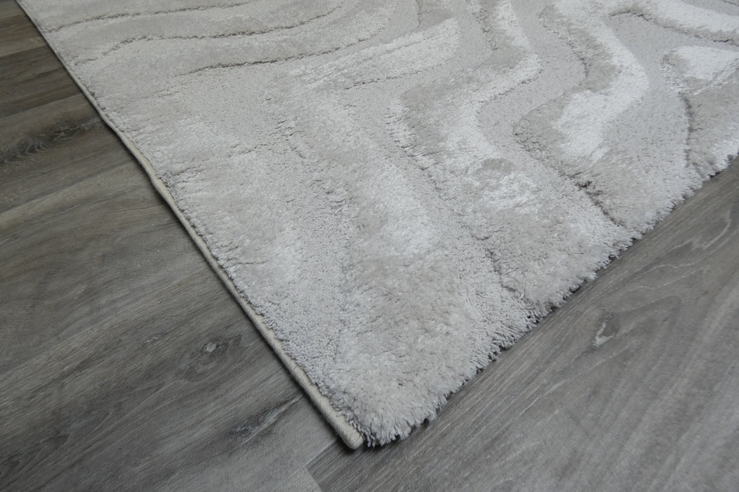 Luxurious Textured Contemporary Design Limba Rug (13022-6191) Size: 160 x 230cm- Rugs Direct 