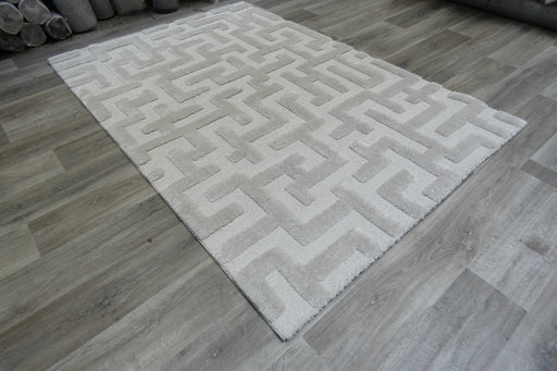 Luxurious Textured Contemporary Design Limba Rug (13014-6191) Size: 160 x 230cm- Rugs Direct