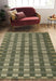 Contemporary Checkered Design Tweed Rug-Rugs Direct