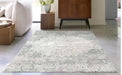 Faded Persian Design Argentum Rug Size: 160 x 230cm- Rugs direct 