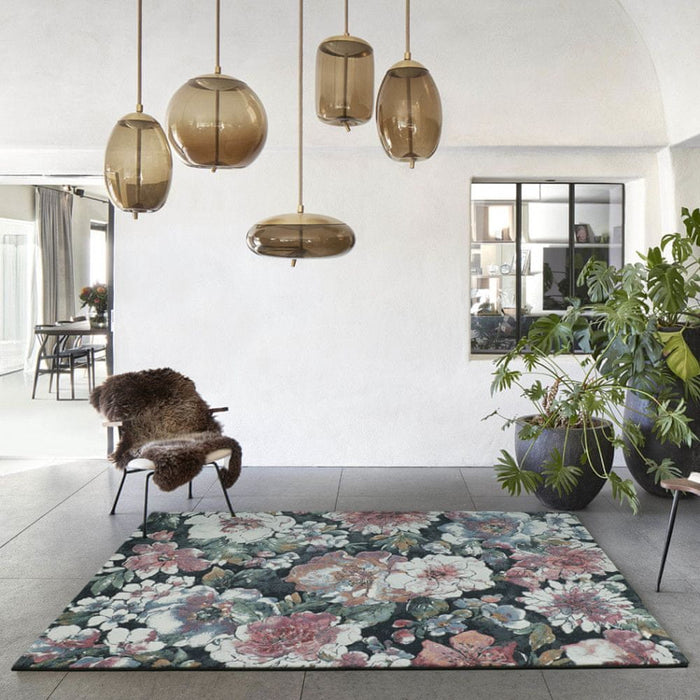 Mastercraft Floral Design Argentum Rug - Rugs Direct