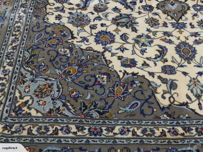 Persian Hand Knotted Kashan Rug Size: 305 x 197cm-Unclassified-Rugs Direct