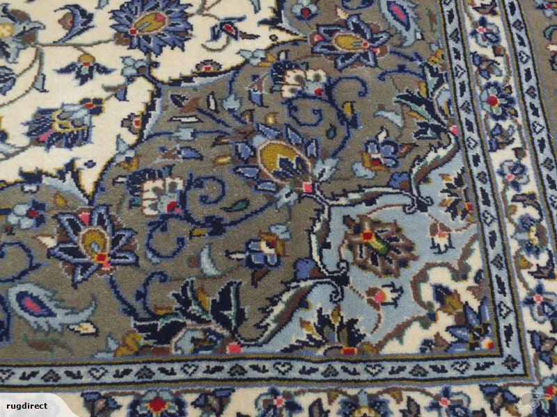 Persian Hand Knotted Kashan Rug Size: 305 x 197cm-Unclassified-Rugs Direct