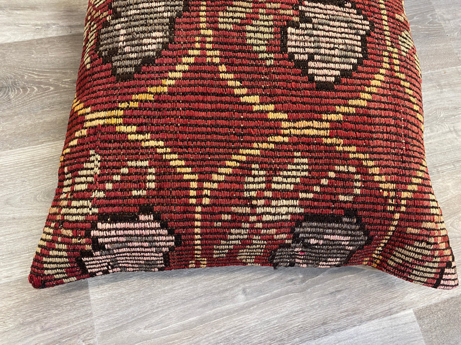 Turkish Hand Made Kilim Large Size Cushion - Rugs Direct