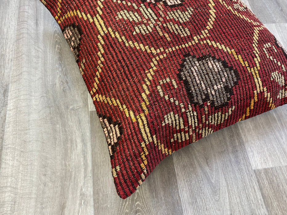 Turkish Hand Made Kilim Large Size Cushion - Rugs Direct