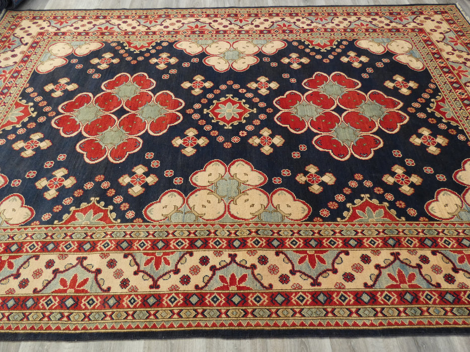 Afghan Hand Knotted Kazak Rug Size: 314 x 202cm-Afghan Rug-Rugs Direct