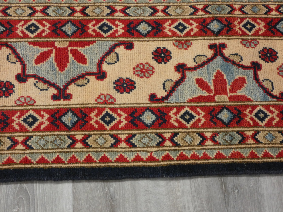 Afghan Hand Knotted Kazak Rug Size: 314 x 202cm-Afghan Rug-Rugs Direct