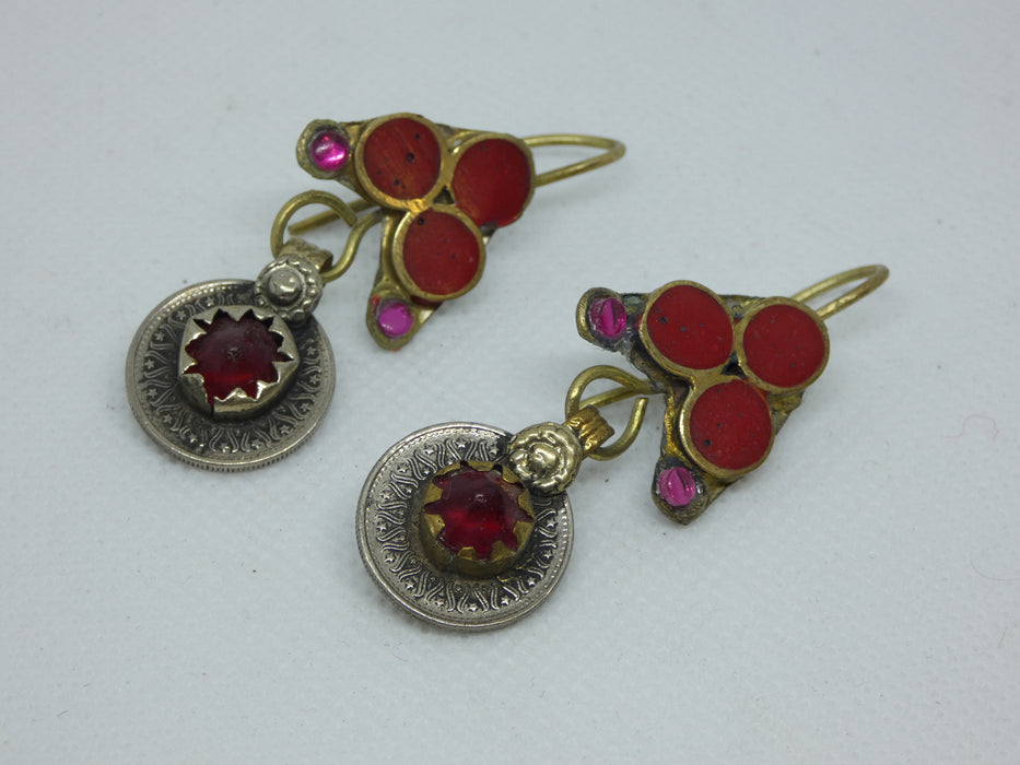 Afghan Earring, Handmade and Traditional - Rugs Direct