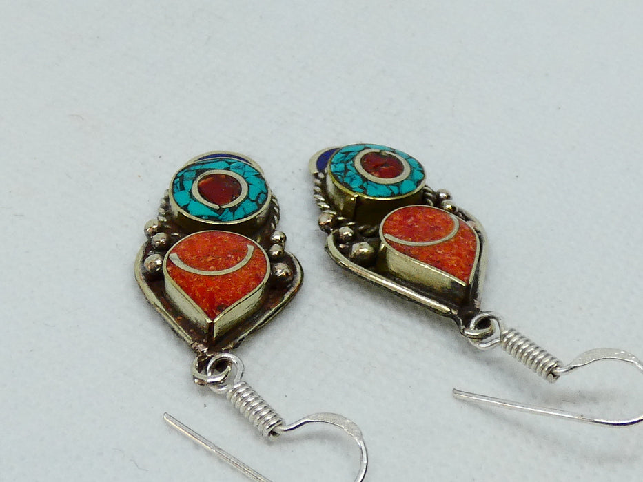 Nepalese Earring, Handmade and Traditional - Rugs Direct