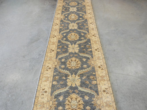 Afghan Hand Knotted Choubi Hallway Runner Size: 290 x 83cm - Rugs Direct