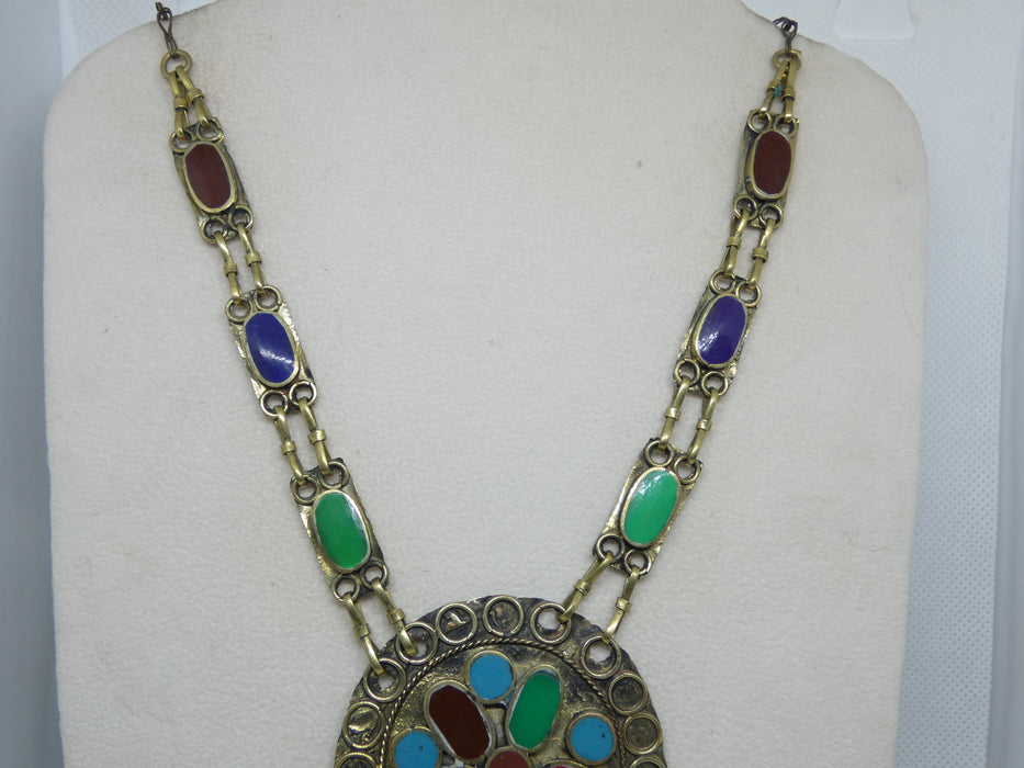 Afghan Necklace, Handmade and Traditional - Rugs Direct