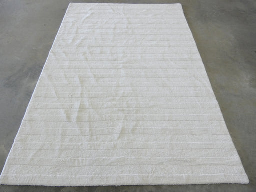 White Colour Hand Made Bamboo Silk Rug Size: 160 x 230cm - Rugs Direct