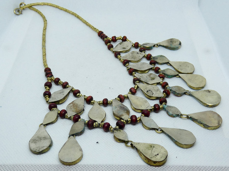 Afghan Tibetan Necklace, Handmade and Traditional - Rugs Direct