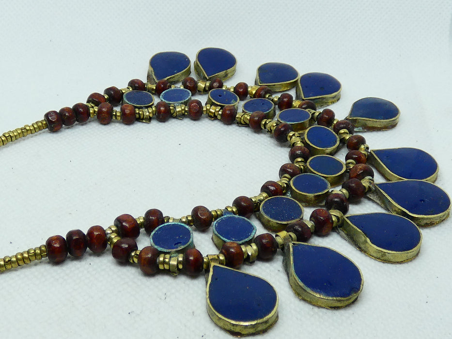 Afghan Tibetan Necklace, Handmade and Traditional - Rugs Direct