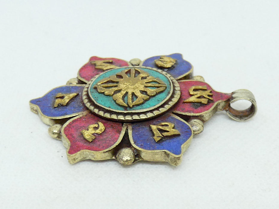 Nepalese Necklace Pendant, Handmade and Traditional - Rugs Direct