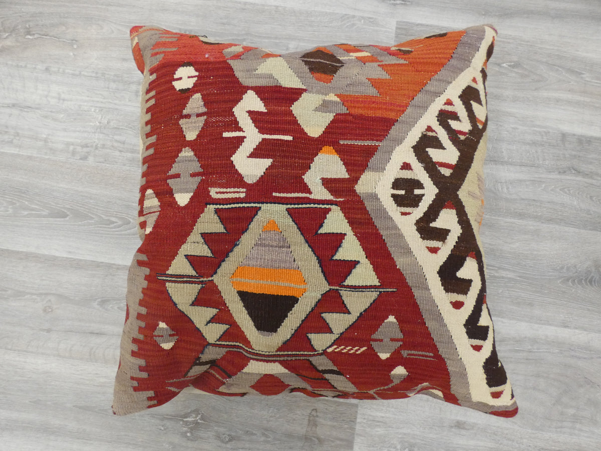 Turkish Hand Made Kilim Extra Large Size Cushion Size 70 x 70cm Rugs Direct